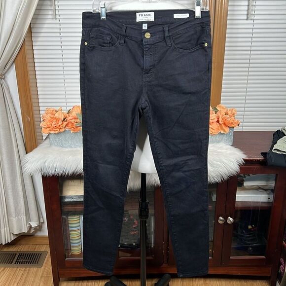 FRAME Le Skinny de Jeanne mid-rise jeans Sz 30 - Picture 2 of 8